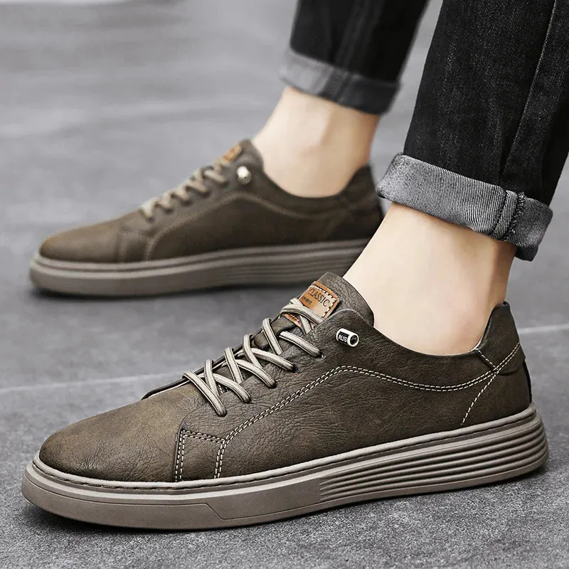 Valvarino Leather Sneakers