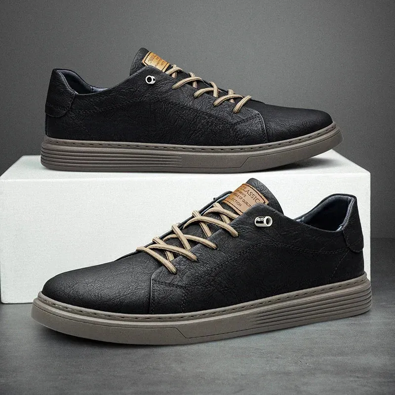 Valvarino Leather Sneakers