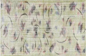 Vintage Turkish Mid-Century-Modern Rug - 5'9" x 8'8"