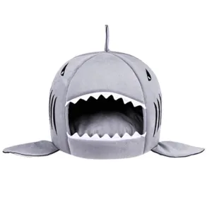 Warm Cozy Shark Cat House