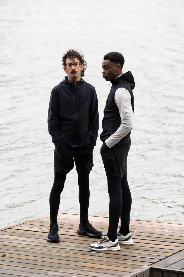 WARM MEN'S RUNNING TIGHTS BLACK
