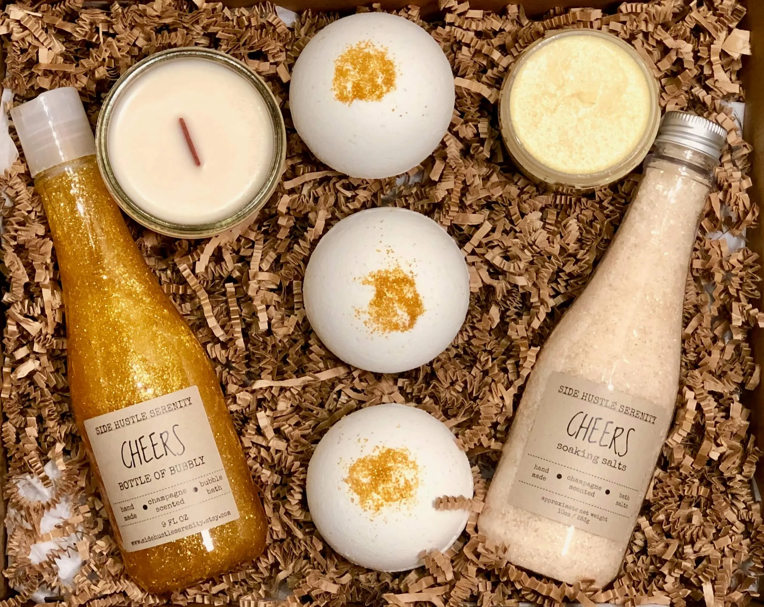 Whipped Sugar Scrub | CHEERS "Champagne" Scented