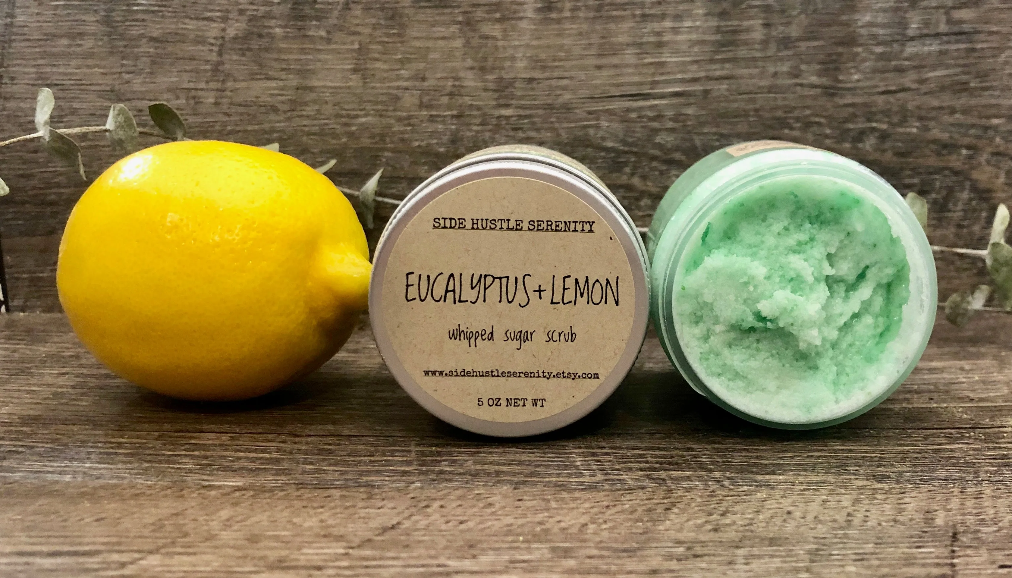 Whipped Sugar Scrub | Eucalyptus   Lemon