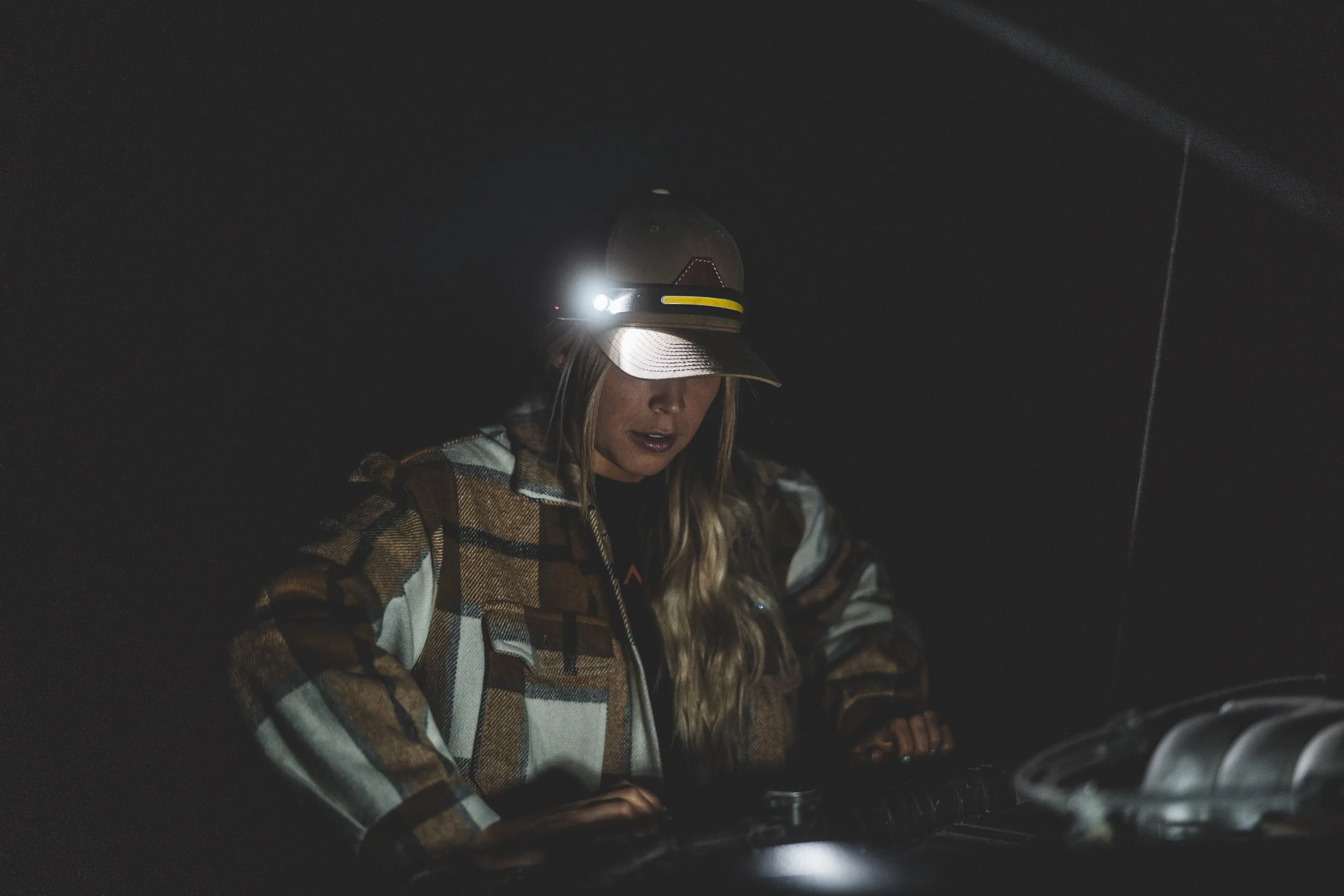 Wide Angle Garage Headlamp