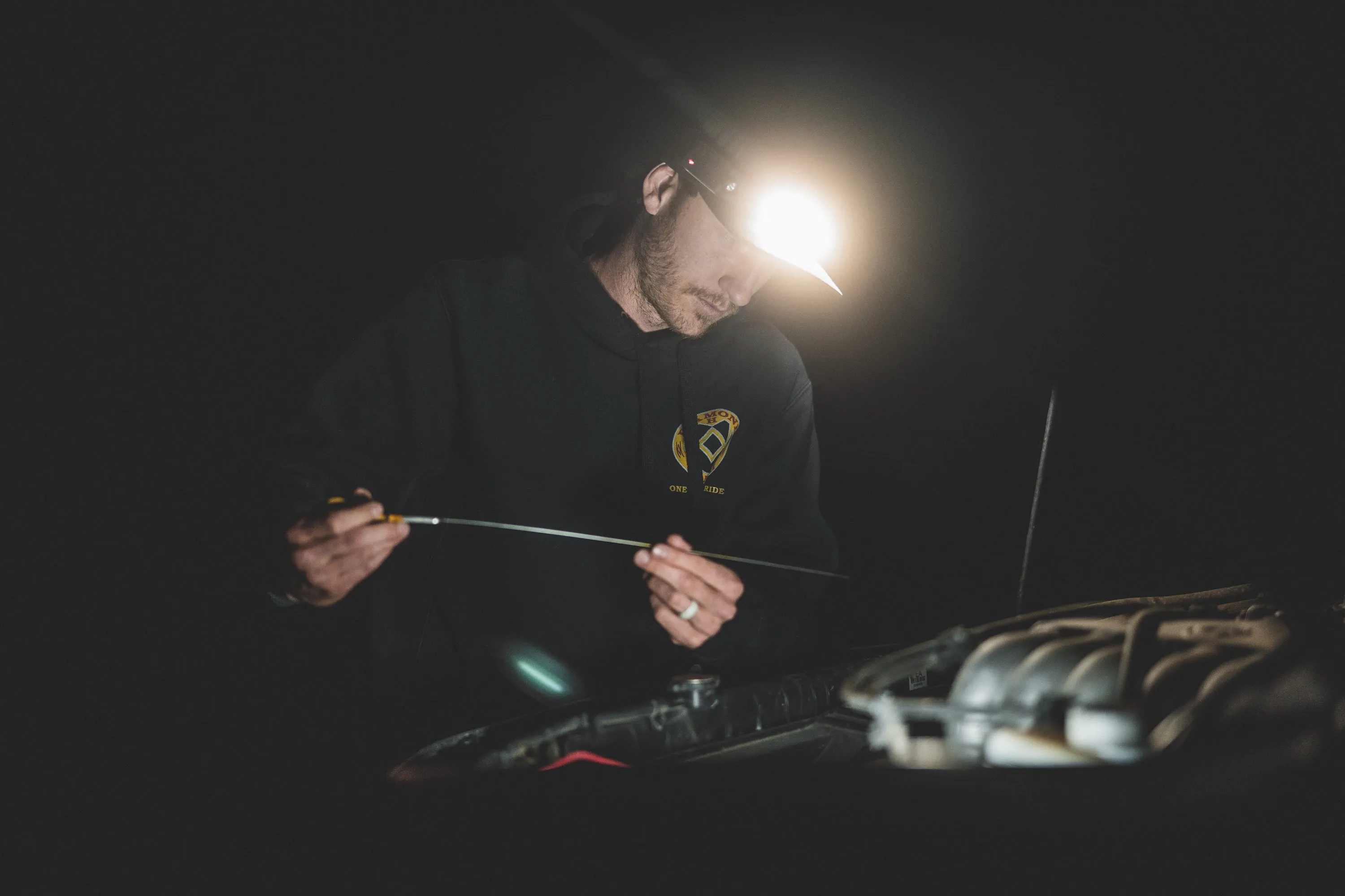 Wide Angle Garage Headlamp