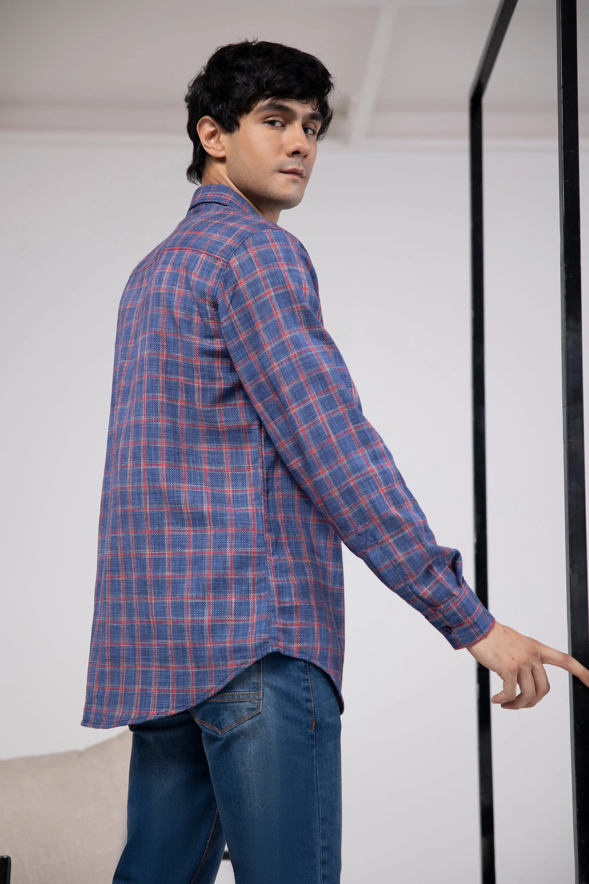 Woven Check Shirt