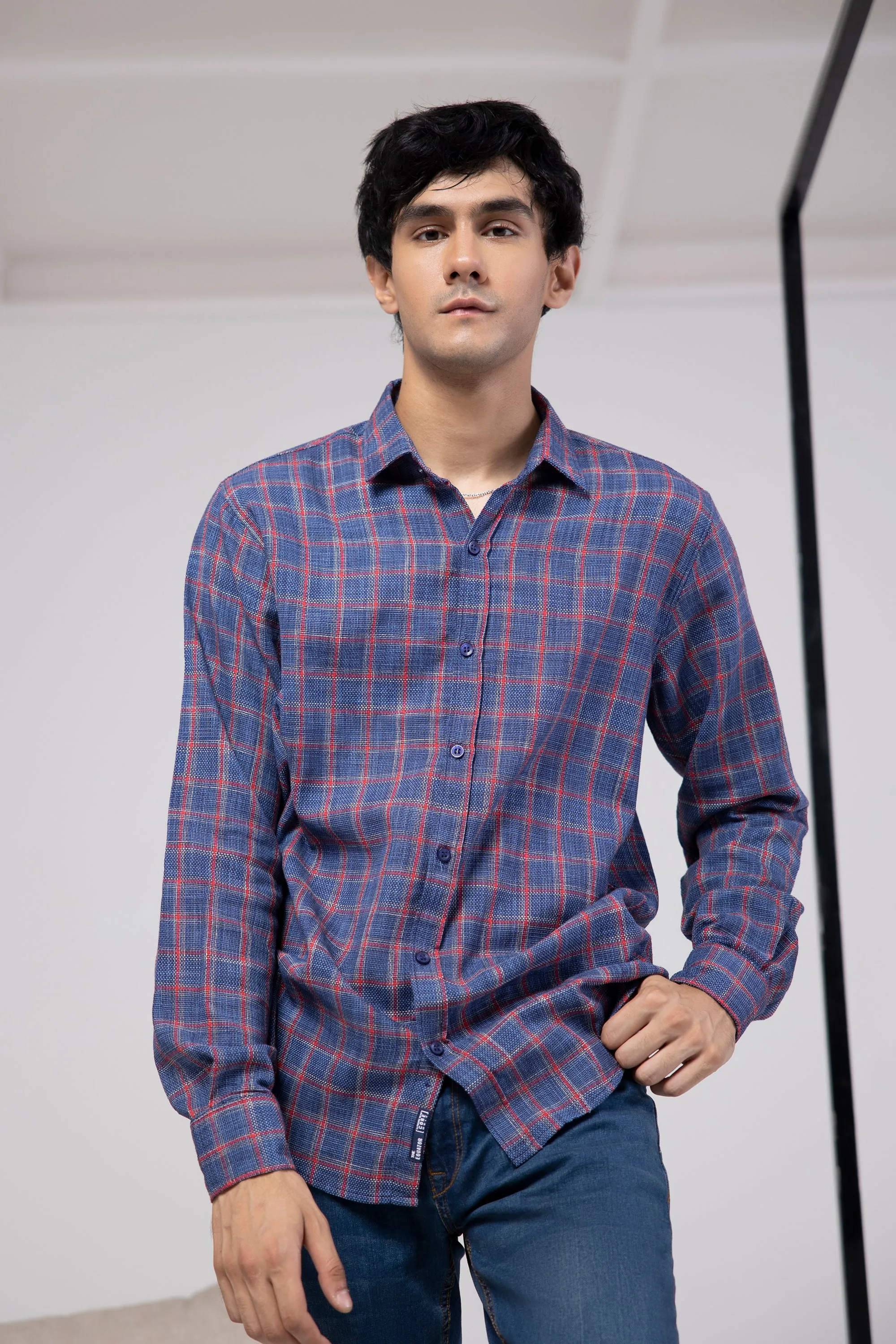 Woven Check Shirt
