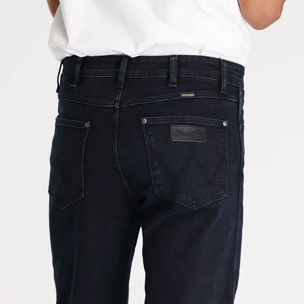 Wrangler Classic Slim Fit Mens Jean Blue Black