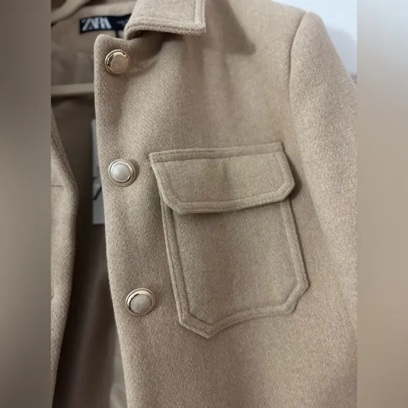 Zara Women's Short Wool Jacket