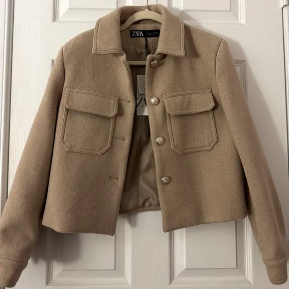 Zara Women's Short Wool Jacket