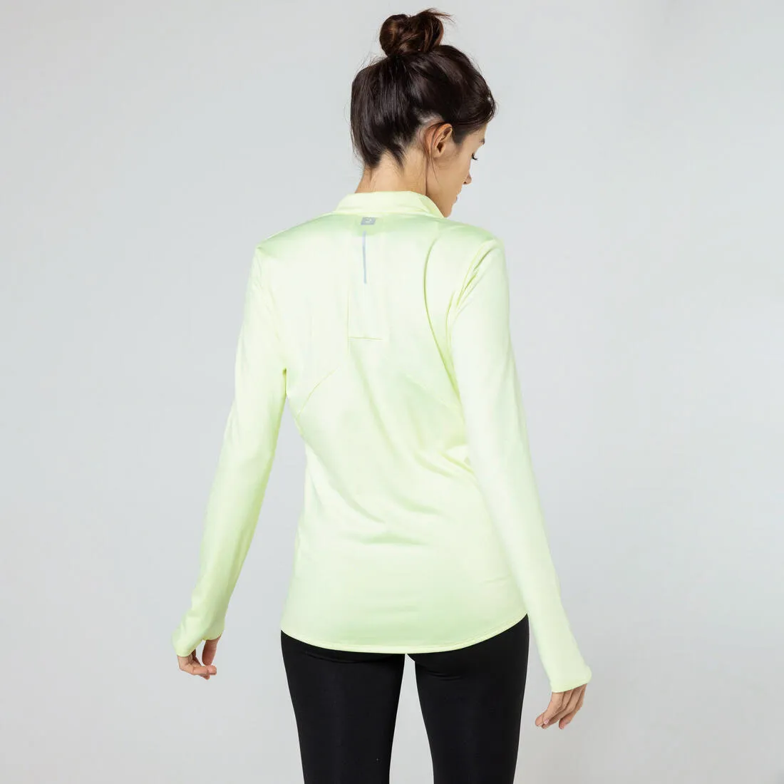 Zip Warm women's long-sleeved running T-shirt