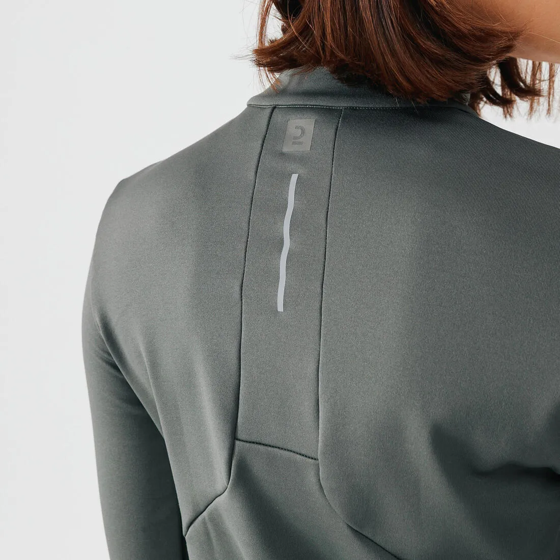 Zip Warm women's long-sleeved running T-shirt