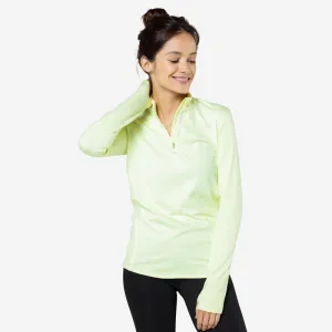 Zip Warm women's long-sleeved running T-shirt