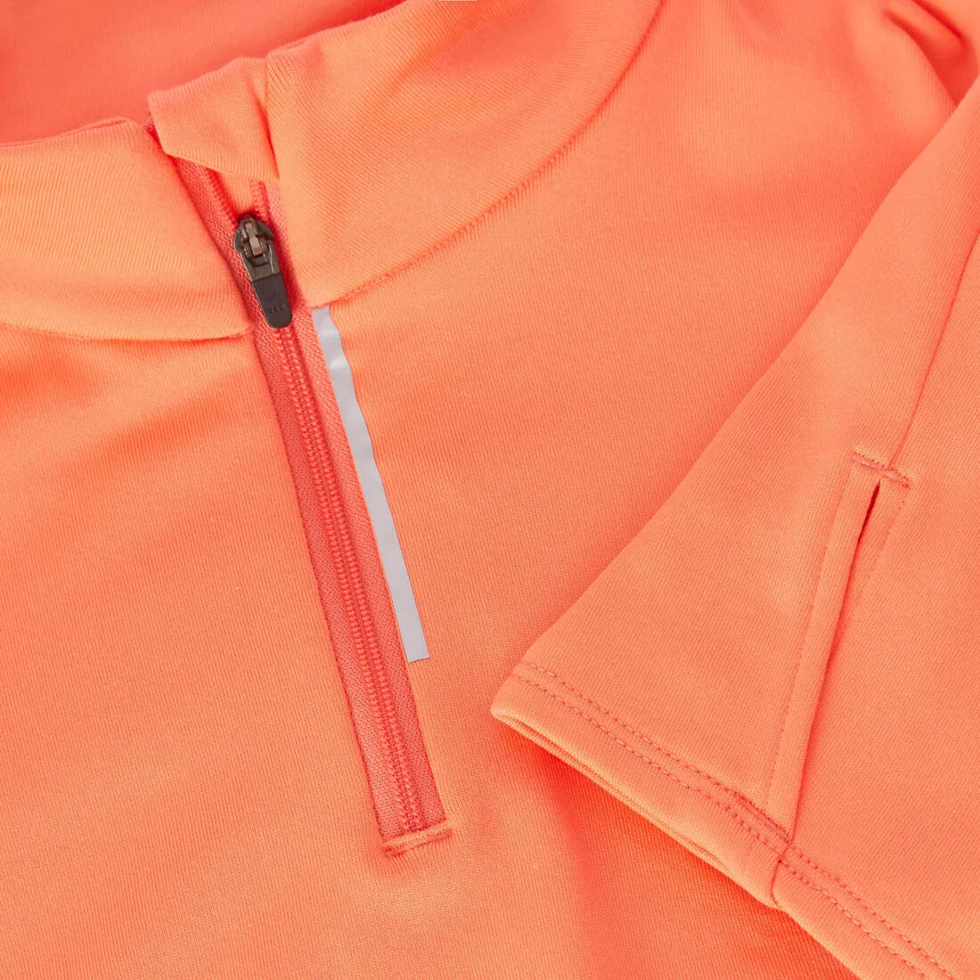 Zip Warm women's long-sleeved running T-shirt