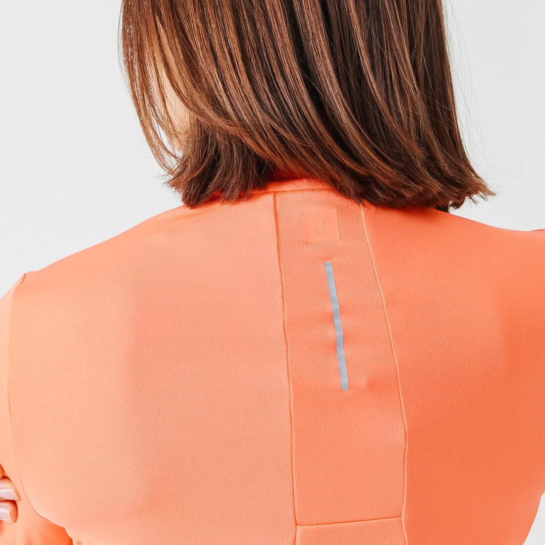 Zip Warm women's long-sleeved running T-shirt
